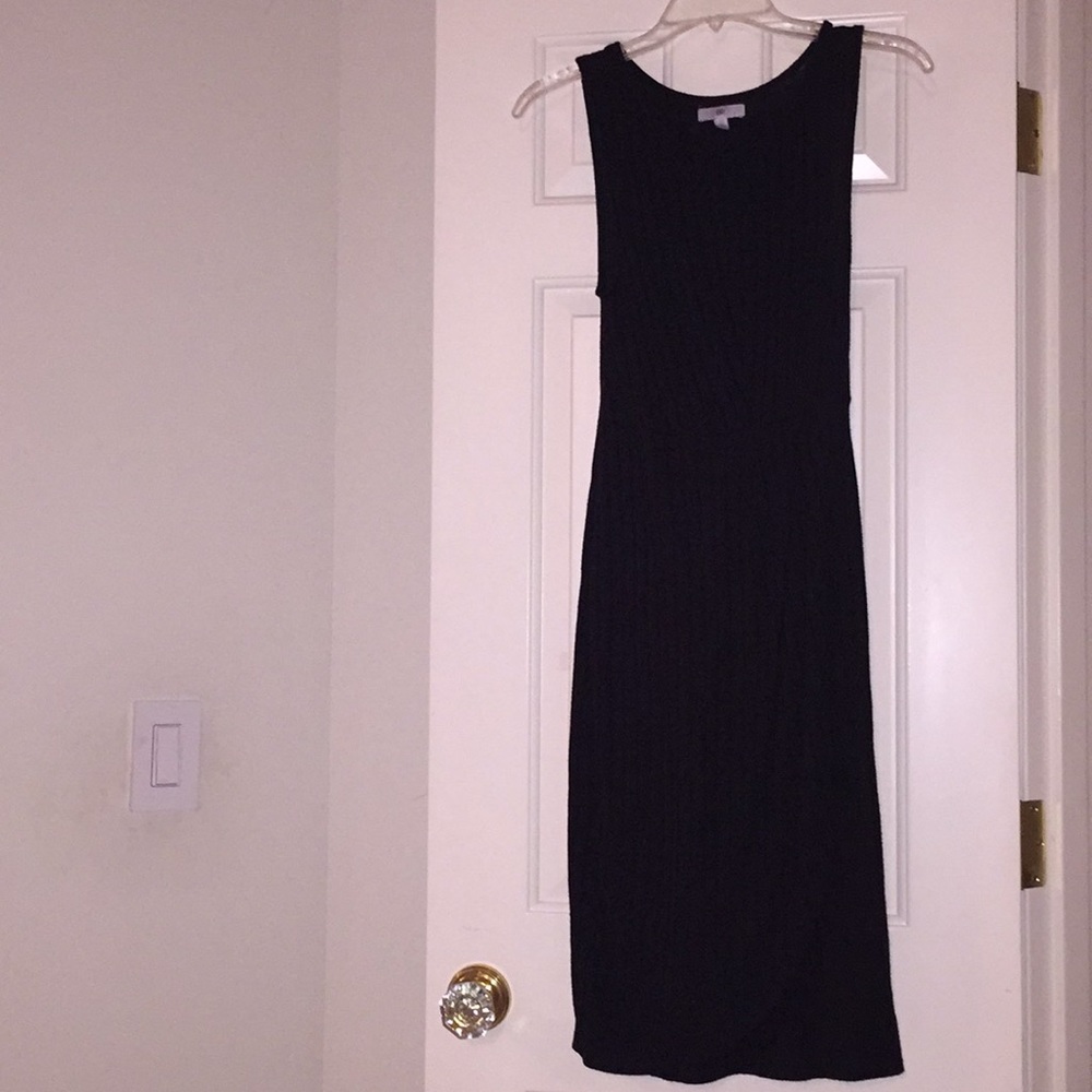 Black knit BP dress